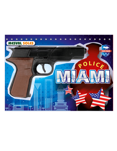 Pack 2 blister pistolas Police Miami 8 tiros