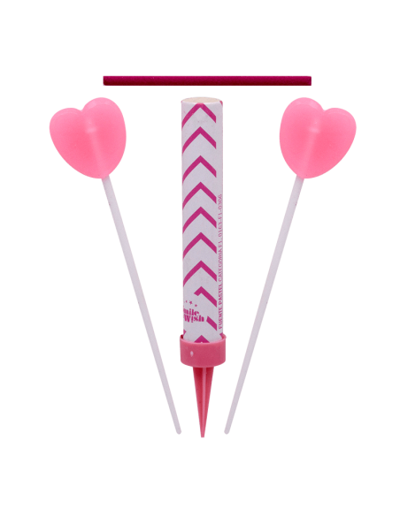 SALDO - Fuente Tarta + 2 Velas Corazón