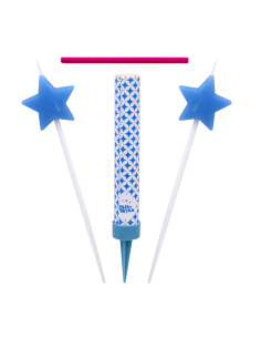 SALDO - Fuente Tarta + 2 Velas Estrella 2