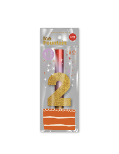 FUENTE PASTEL ORO BOLSA Número 2