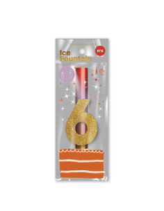 FUENTE PASTEL ORO BOLSA Número 6