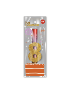 FUENTE PASTEL ORO BOLSA Número 8