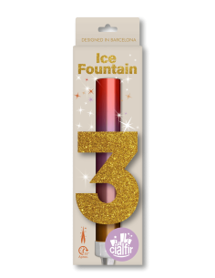 FUENTE PASTEL ORO CAJA Número 3