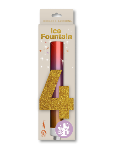 FUENTE PASTEL ORO CAJA 4
