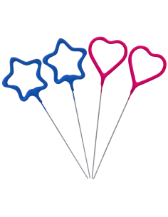 Bengala Estrella y Corazón Neón 2