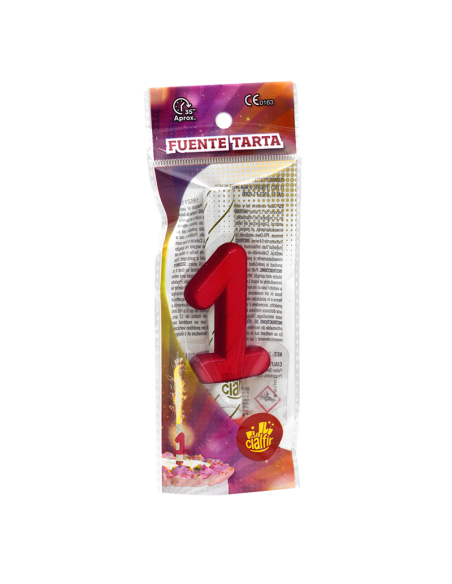 Fuente Pastel Número 1