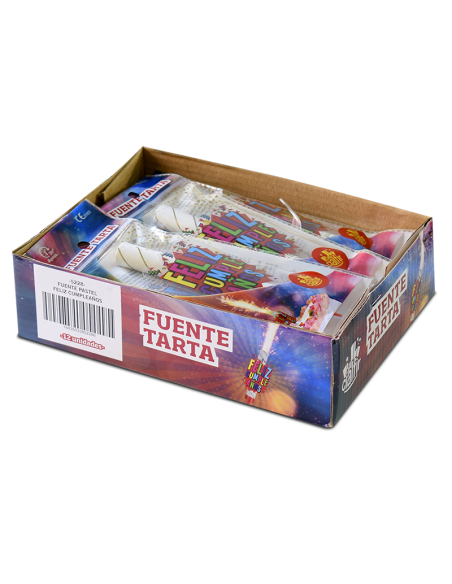 Fuente Pastel Feliz Cumpleaños