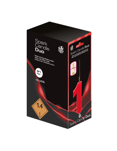 Bengala + Vela DUO 1 ROJO