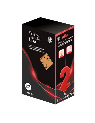 Bengala + Vela DUO 2 ROJO