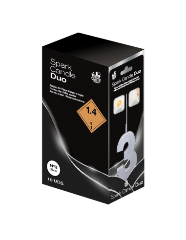 Bengala + Vela DUO 3 PLATA