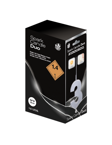 Bengala + Vela DUO 3 PLATA