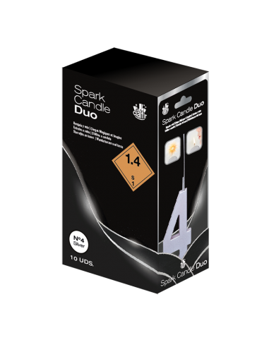 Bengala + Vela DUO 4 PLATA