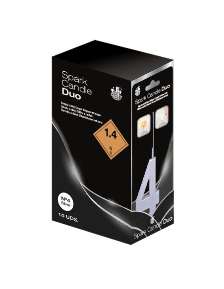 Bengala + Vela DUO 4 PLATA
