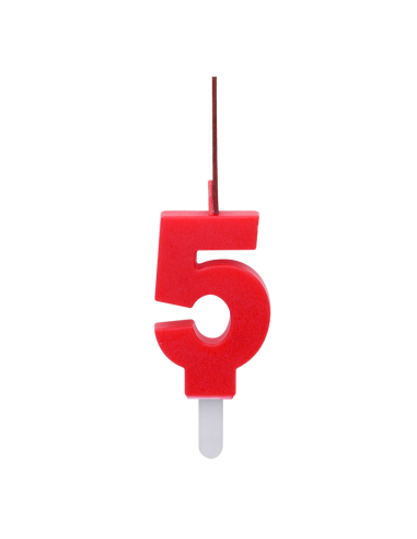 Bengala + Vela DUO 5 ROJO