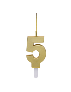 Bengala + Vela DUO 5 ORO 2