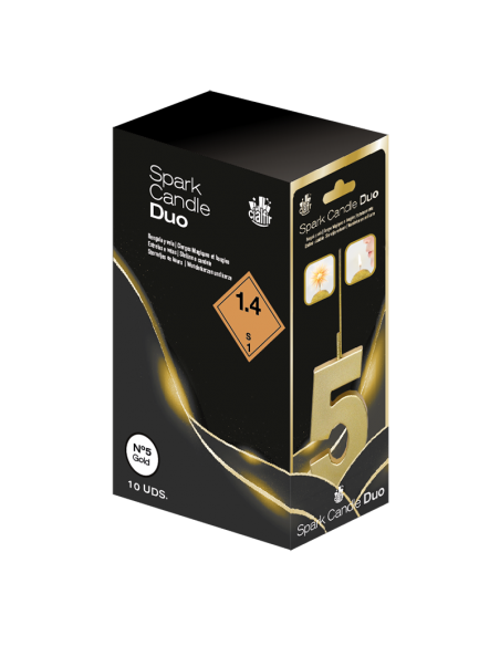 Bengala + Vela DUO 5 ORO