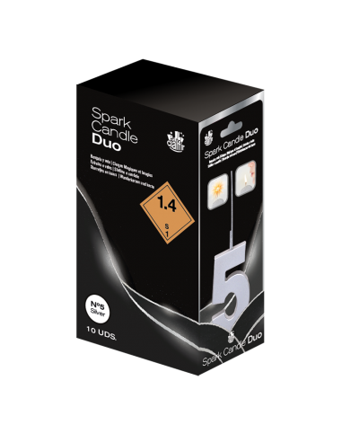 Bengala + Vela DUO 5 PLATA