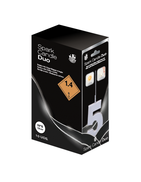 Bengala + Vela DUO 5 PLATA