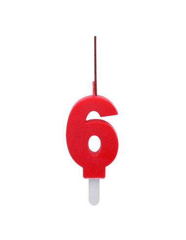 Bengala + Vela DUO 6 ROJO