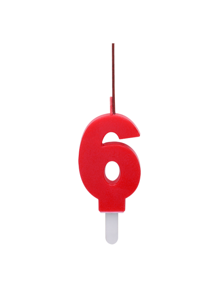 Bengala + Vela DUO 6 ROJO