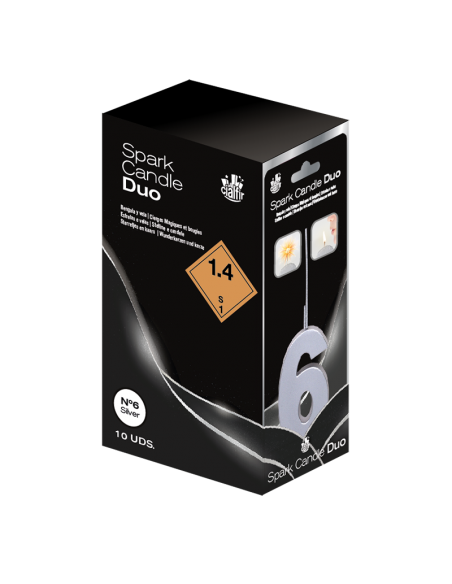 Bengala + Vela DUO 6 PLATA