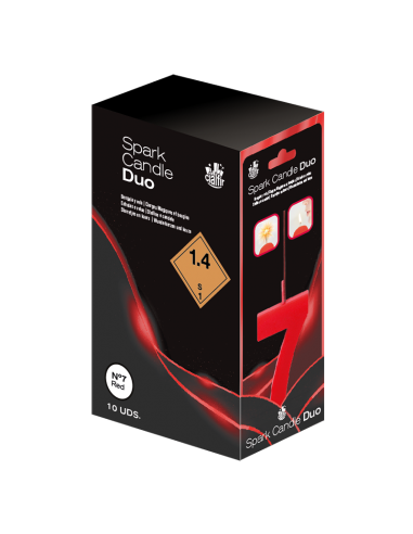 Bengala + Vela DUO 7 ROJO