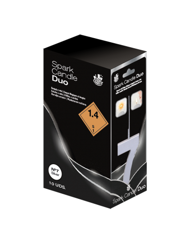 Bengala + Vela DUO 7 PLATA