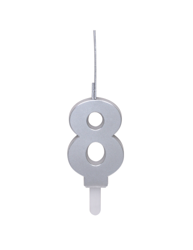 Bengala + Vela DUO 8 PLATA