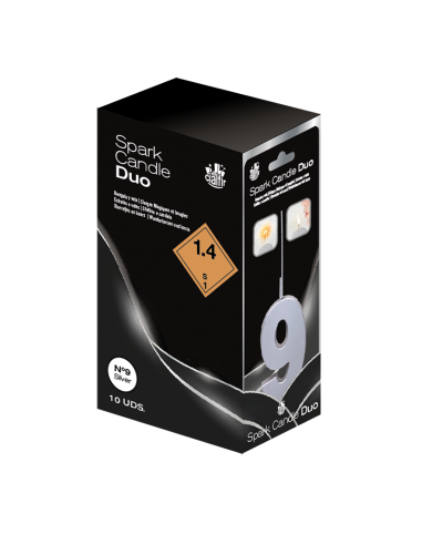 Bengala + Vela DUO 9 PLATA