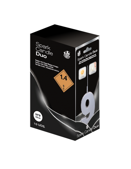 Bengala + Vela DUO 9 PLATA