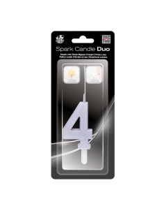 Caja Estándar Bengala + Vela DUO 4 PLATA