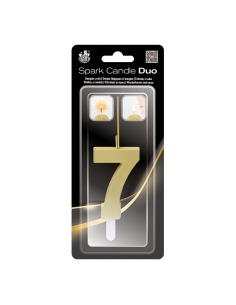 Caja Estándar Bengala + Vela DUO 7 ORO