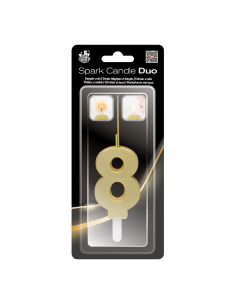 Caja Estándar Bengala + Vela DUO 8 ORO