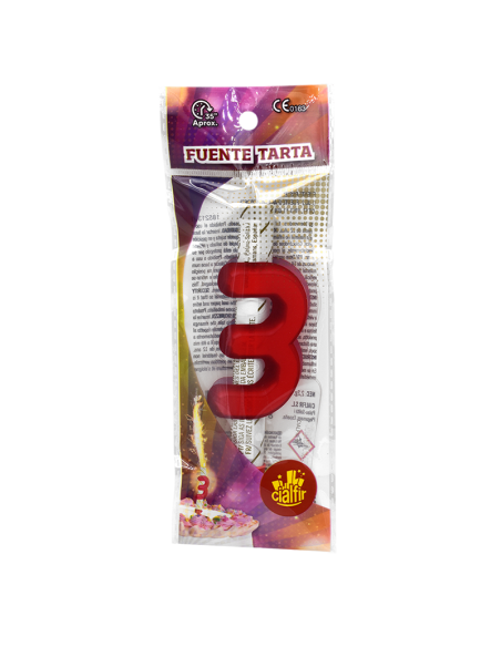 Fuente Pastel Número 3
