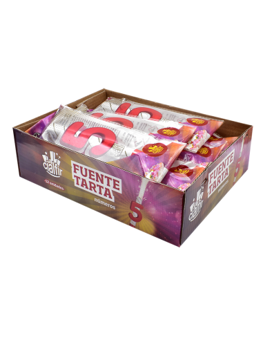 Fuente Pastel Número 5