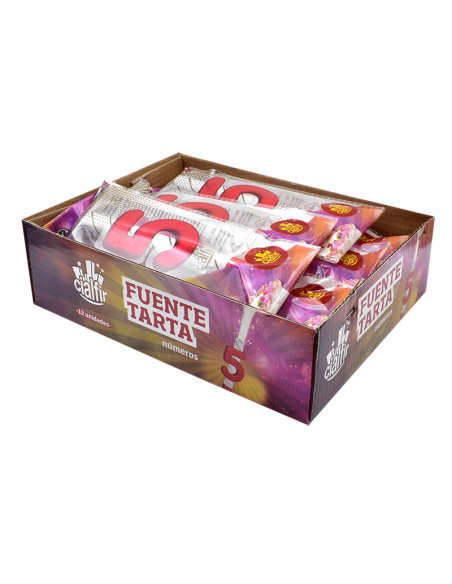 Fuente Pastel Número 5