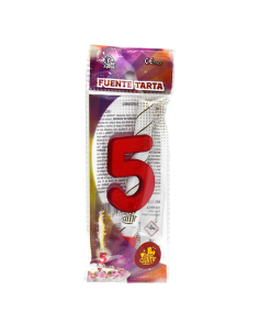 Fuente Pastel Número 5 2