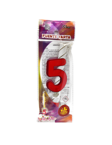 Fuente Pastel Número 5