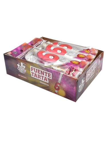 Fuente Pastel Número 6