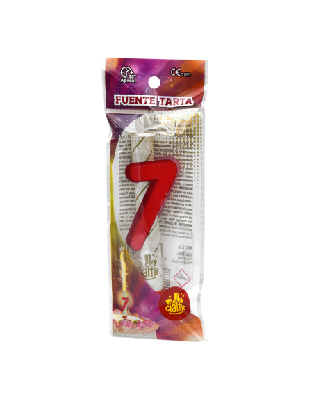 Fuente Pastel Número 7