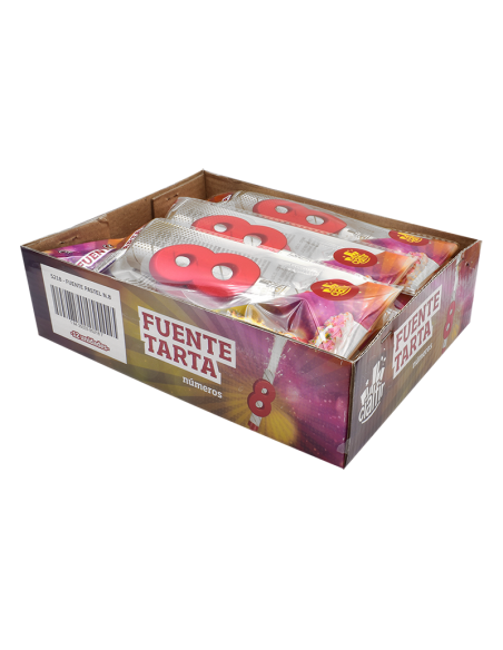 Fuente Pastel Número 8