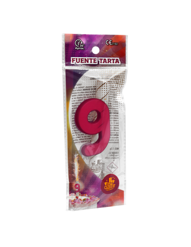 Fuente Pastel Número 9